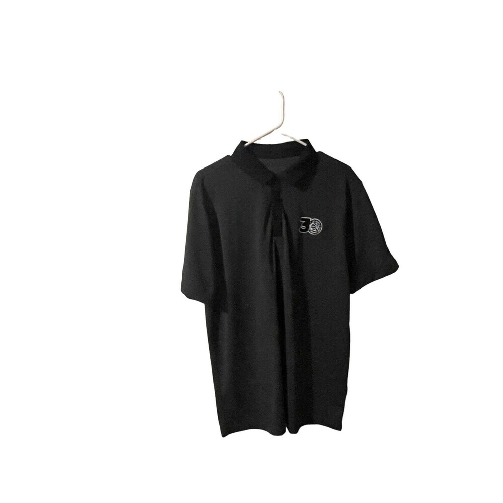 Orlando Magic 30 Years Nike Golf Polo Shirt Adult Large Black Dri Fit Men’s RARE